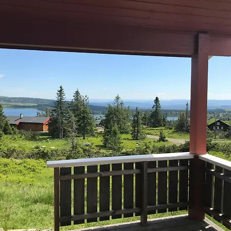 Charming With Fantastic View In Prázdninový dům Sjusjoen