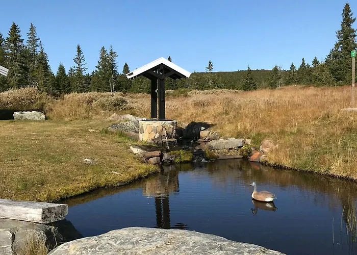 Charming With Fantastic View In Сasa de vacaciones Sjusjoen